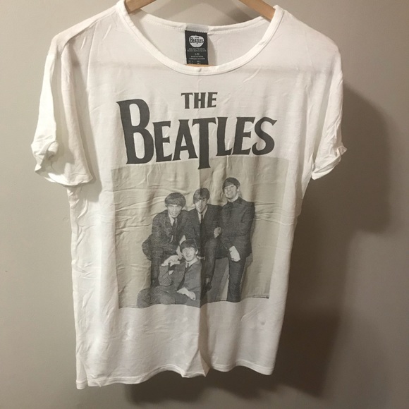 Tops - The Beatles - white